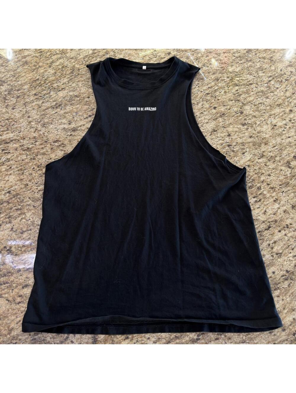 Men's Black Vests-tanks-cami